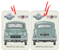 Morris Minor Series II 2dr saloon 1952-54 Air Freshener